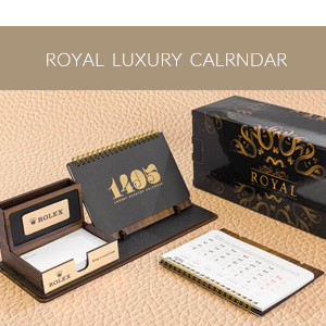 تقویم رومیزی چوبی